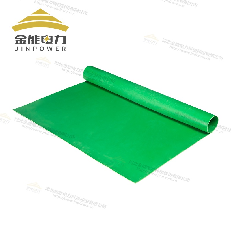 環保型3-12mm綠色平面絕緣膠墊（5-35kV）